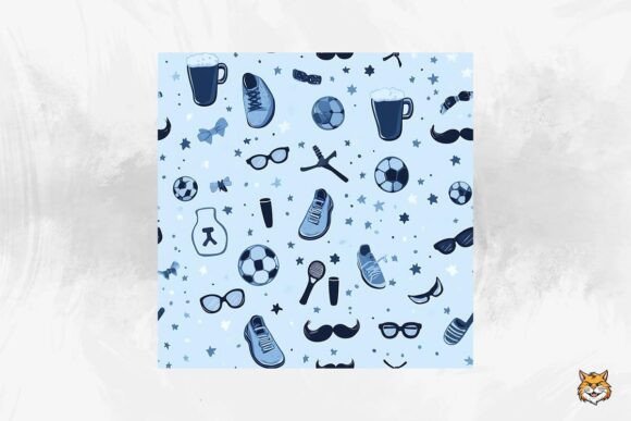 Download Father's Day Seamless Pattern - Father Collection
