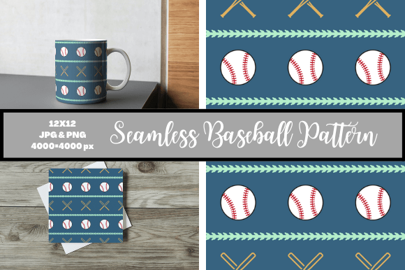 Download Seamless Baseball Pattern - Baseball pattern Collection