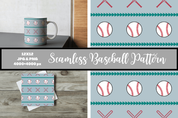 Download Seamless Baseball Pattern - Baseball pattern Collection