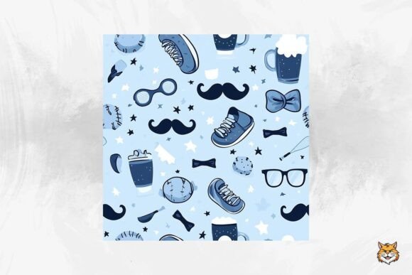 Download Father's Day Seamless Pattern - Father Collection