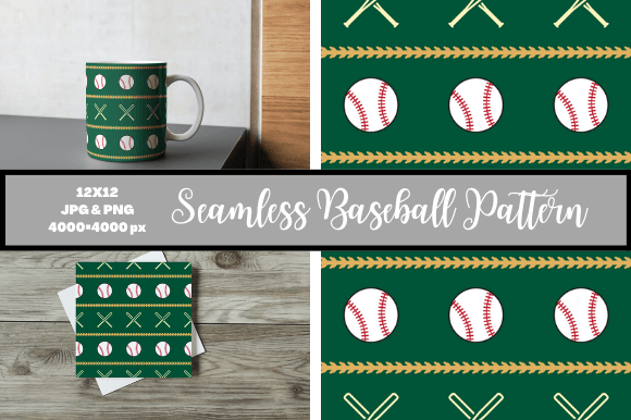 Download Seamless Baseball Pattern - Baseball pattern Collection