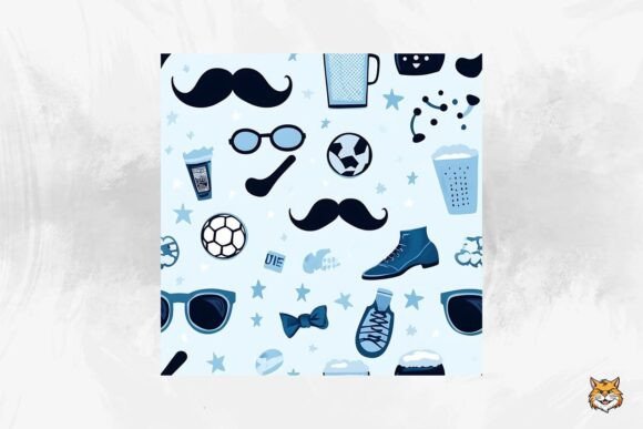 Download Father's Day Seamless Pattern - Father Collection