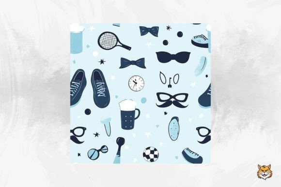 Download Father's Day Seamless Pattern - Father Collection