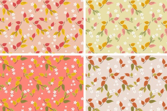 Download Autumn Leaves Seamless Pattern - Premium Resources