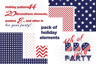 Download 4th July Pattern Pack - Pattern pack Collection