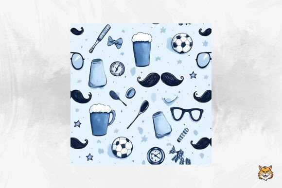 Download Father's Day Seamless Pattern - Father Collection