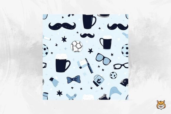 Download Father's Day Seamless Pattern - Father Collection