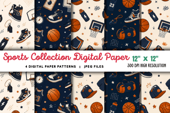 Download Sports Collection Digital Paper 2 - Premium Resources