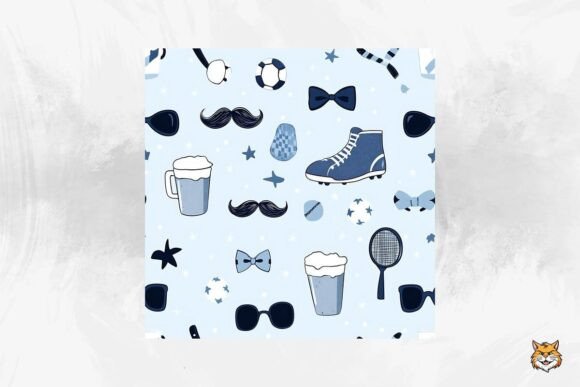 Download Father's Day Seamless Pattern - Father Collection
