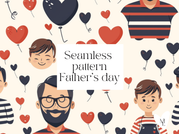 Download Father's Day Seamless Pattern - Father Collection