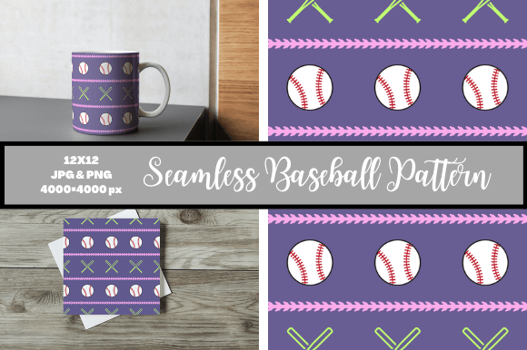 Download Seamless Baseball Pattern - Baseball pattern Collection