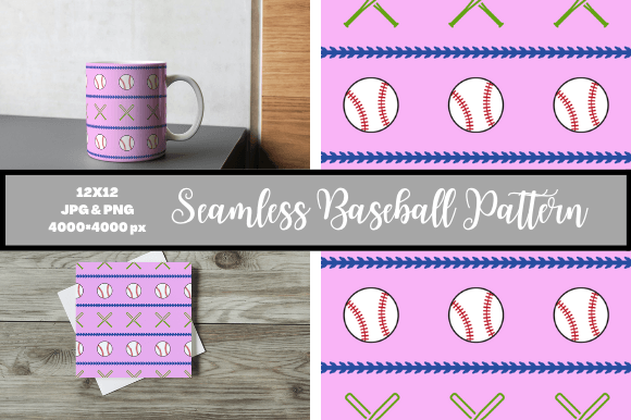 Download Seamless Baseball Pattern - Baseball pattern Collection