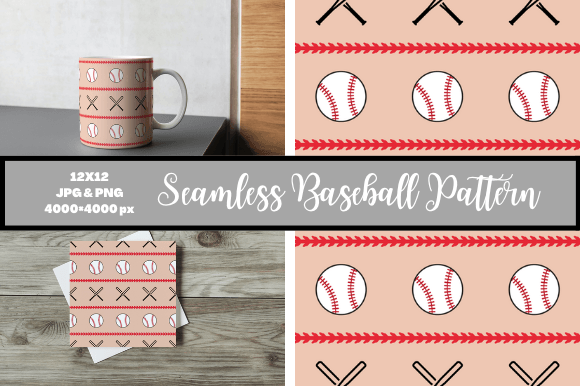 Download Seamless Baseball Pattern - Baseball pattern Collection