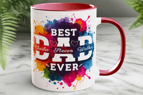 Download Fathers Day Dad Mug Wrap Personalize Png - Father Collection