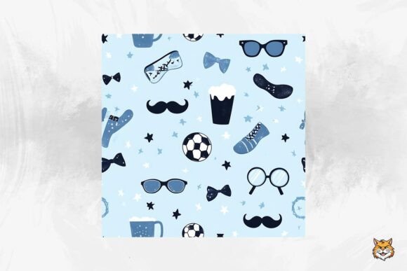 Download Father's Day Seamless Pattern - Father Collection