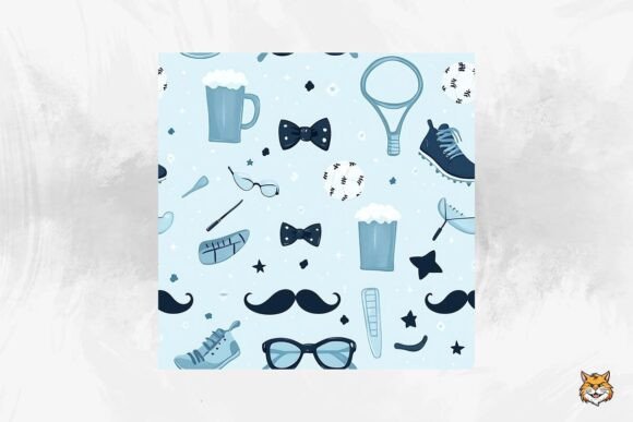 Download Father's Day Seamless Pattern - Father Collection