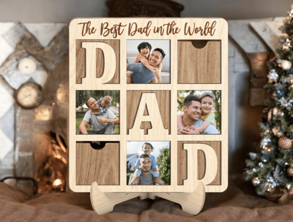 Download Father's Day Photo Frame Laser Cut File - Father Collection