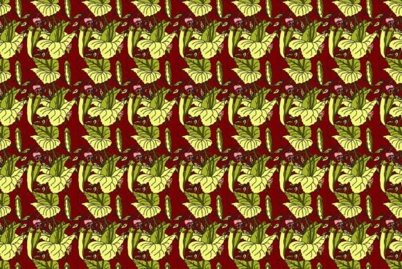 Download Botanical Seamless Pattern Green Peas - Premium Resources